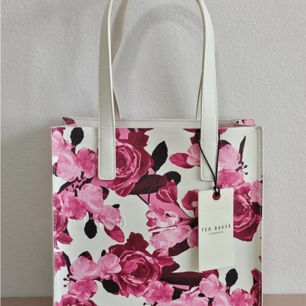 Ted Baker Pink Floral Tote Bag